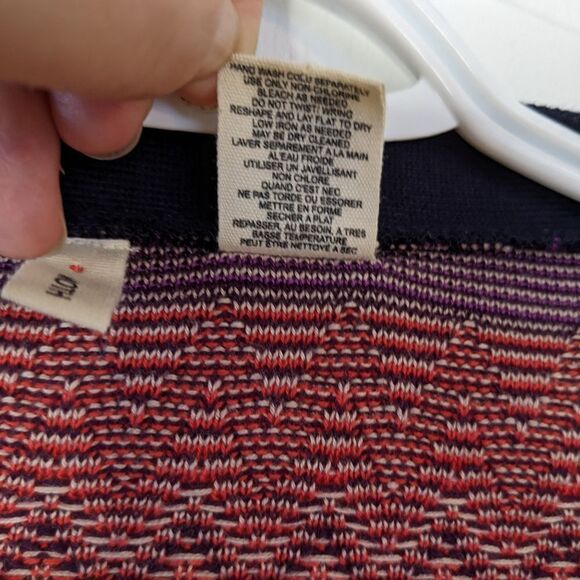 Anthropologie Moth Fiamma Chevron Knit Cardigan Small @L1 - Picture 5 of 8